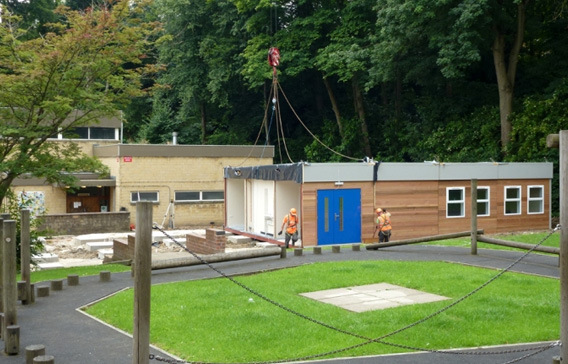 Installation of Modular Buildings