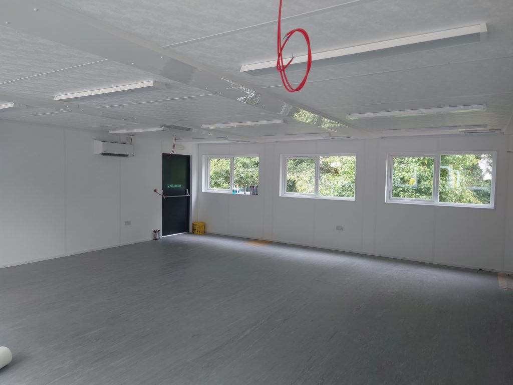 4 Bay Modular Classroom (Lifton, Devon) | Acrol Modular Buildings